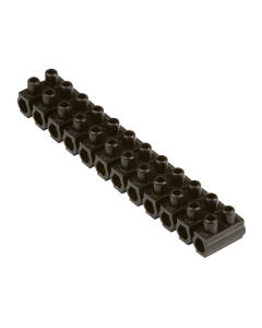 Barra de Sindal Multipolar 12 Vias Polietileno 612PE Preto Sindal
