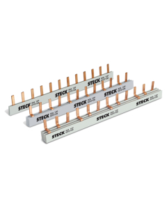 Barramento Fase DIN 220/440V 80A 12P S-F210B Steck