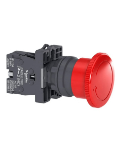 Botão Cogumelo Plástico Soco 22MM Schneider