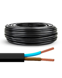 Cabo PP 6MM 2 Vias Flexível 1KV 90º HEPR Preto