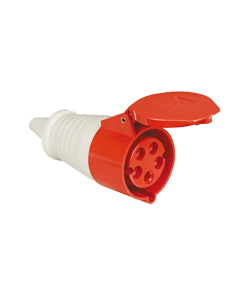 Conector Industrial 3P + T + N 32A Vermelho 380-440VCA CIWD-32P5H6E53 - 14684928 Weg
