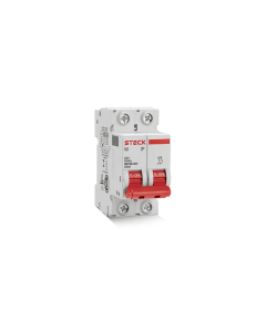 Mini Disjuntor Bipolar Curva C 3KA Steck