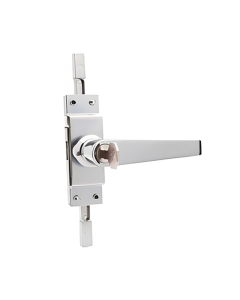 Maçaneta para Porta com Lingueta e Chave Yale Cromada Tasco