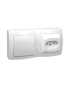 Interruptor 1 TS + Tomada 2P + T 675063 Pial Sistema X