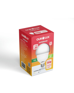 Lâmpada de Led Superled Bulbo T 6500K E27 Ourolux Alta Potência