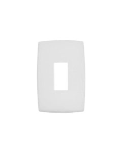 Placa 4x2 Para 1 Módulo Vertical 618501 Pial Plus+