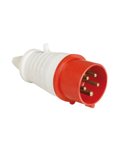 Plug Industrial 3P + T + N 32A Vermelho 380-440VCA PIWD-32P5H6E53 14684576 Weg