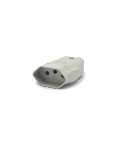 Plug de Tomada Fêmea 2P + T 10A 077-E Enerbras