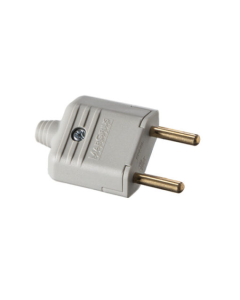 Plug de Tomada Desmontável 2P 180º Cinza Margirius