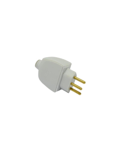 Plug de Tomada Macho 2P + T Versátil Cinza Axial Pial 615872