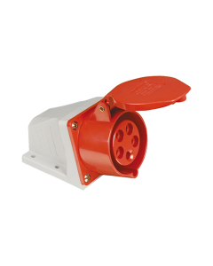 Tomada Industrial Sobrepor Standard  3P + T + N 32A Vermelho 380-440VCA TSWD-32P5H6E53 14684791 Weg