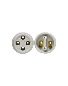 Tomada de Porcelana Redonda 2P 30A Decorlux