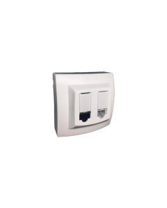 Tomada Ethernet + Telefone Sistema X Pial 675018