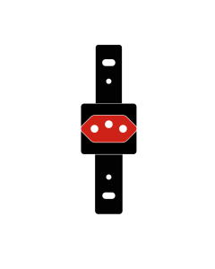 Tomada Modulo 2P + T Injetel Vermelho Weg