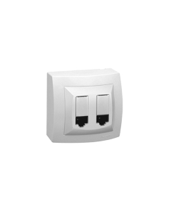 Tomada 2 RJ-45 Ethernet Sistema X Pial 675038